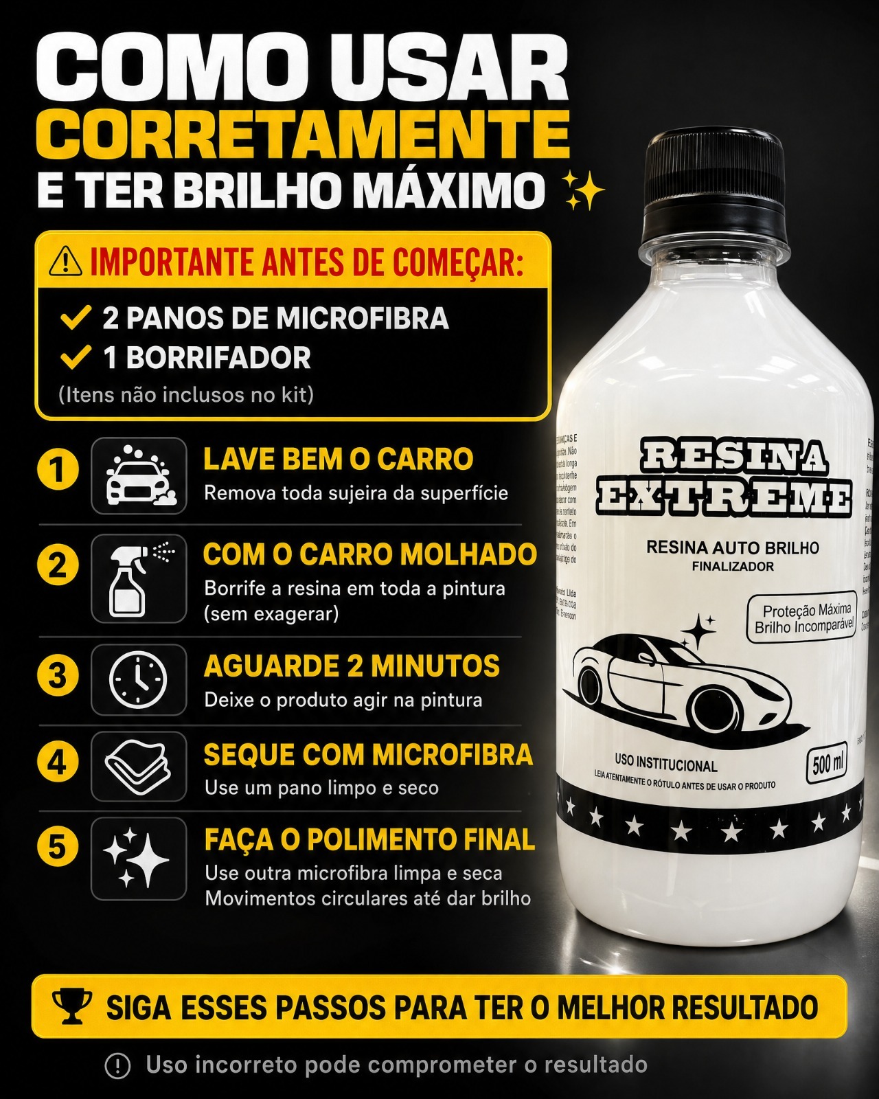 Como usar a Resina Extreme corretamente - 5 passos